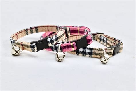 fake burberry cat collar